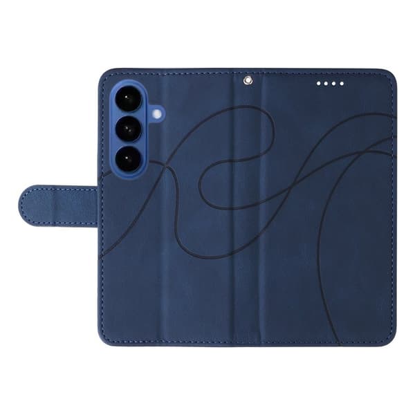 Samsung Galaxy S26 / S26 Pro Plånboksfodral Ställ Konstläder - Blå