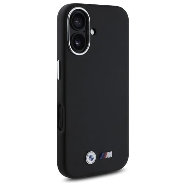 BMW Mobilskal till iPhone 16 Smooth Full Wrapped Metal - Svart Black
