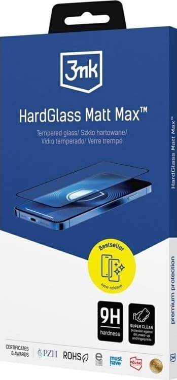 3MK Galaxy S25 Ultra Härdat glas Skärmskydd Matt Max