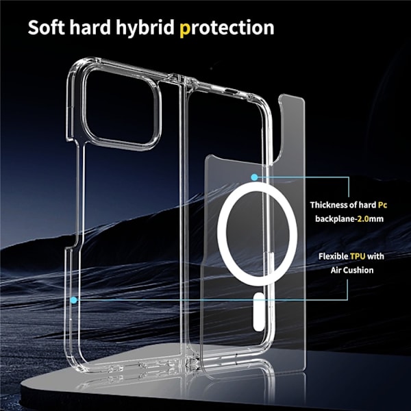 Mobilskal till Google Pixel 10 Pro Fold MagSafe Repa Resistant Transparent