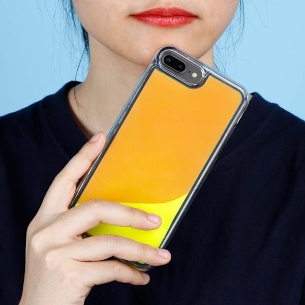 Liquid Neon Sand skal till iPhone 7 Plus & iPhone 8 Plus - Orange Orange