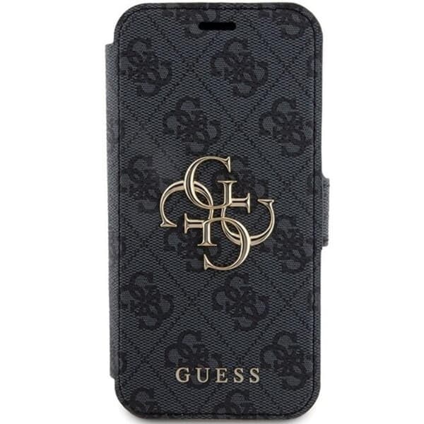 Guess iPhone 15 Pro Punge Etui Metal Logo - Grå Grå