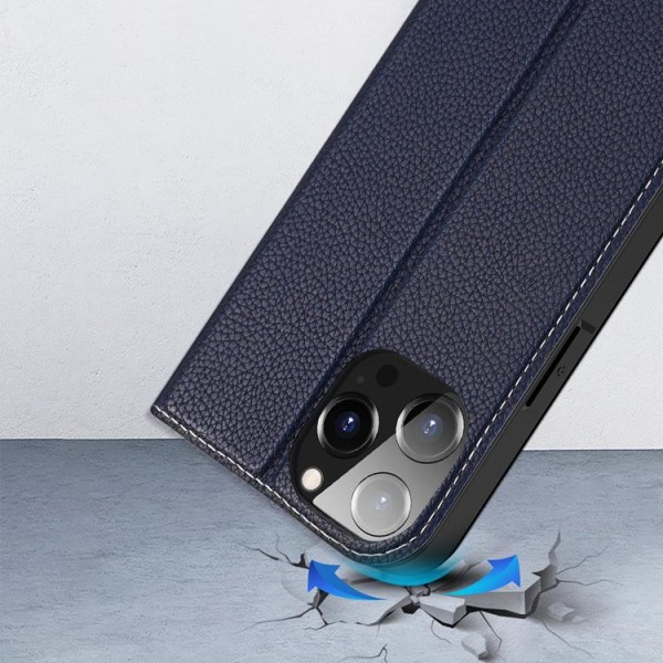 Dux Ducis iPhone 14 Pro Max Plånboksfodral Skin X2 - Blå