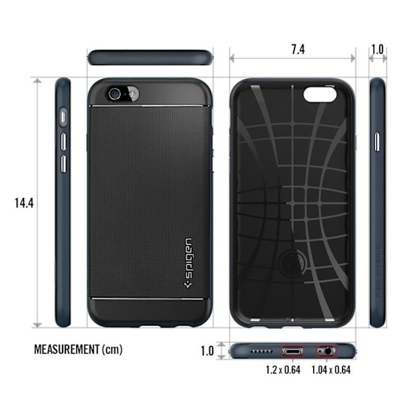 SPIGEN Neo Hybrid Skal till Apple iPhone 6(S) Plus (Gul)