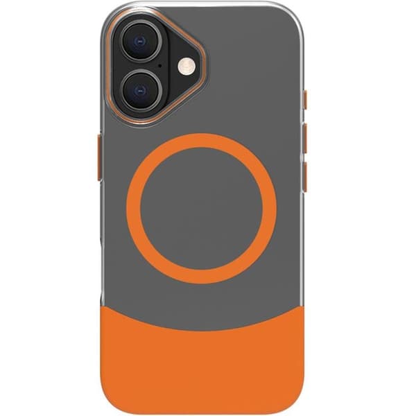 Celly Telefontaske til iPhone 16 MagSafe Magdual - Orange Orange