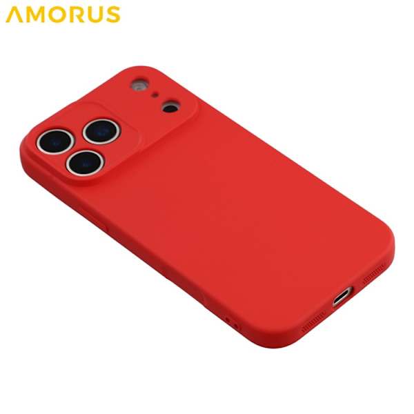 AMORUS Mobilskal till iPhone 17 Pro Max Precise Cutouts - Röd Röd