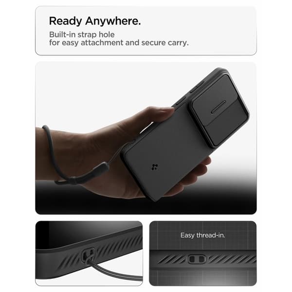 Spigen Mobilskal För Galaxy S26 Ultra Optik Armor - Svart Svart