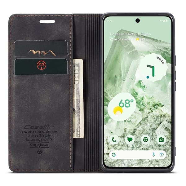 CASEME 013 Series Mobilskal till Google Pixel 8a Magnetisk Svart