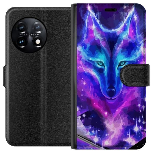 Plånboksfodral till OnePlus 11R med Neon Varg