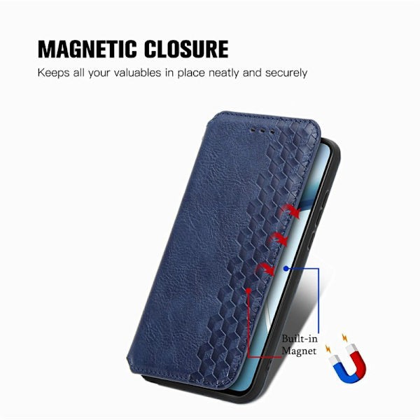 Plånboksfodral för Samsung Galaxy S26 Konstläder - Blå