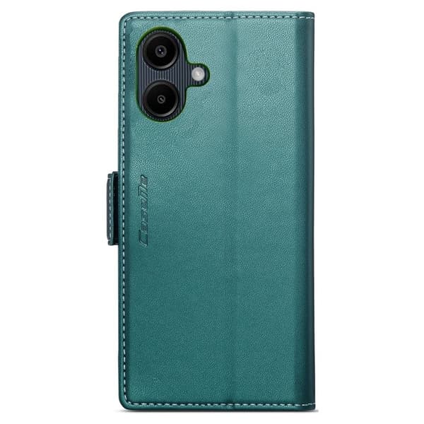 CASEME Plånboksfodral Konstläder för Samsung Galaxy A06 4G - Grön