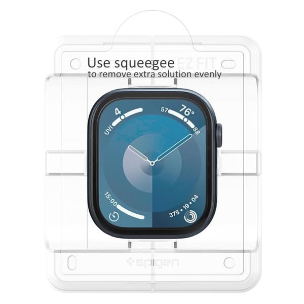 Spigen [2-Pack] Apple Watch 42mm Series 10 Skärmskydd Elite Shield Transparent
