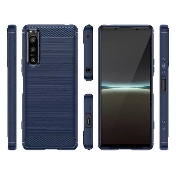 Sony Xperia 1 IV Cover Thunder Silicone Armor - Sort