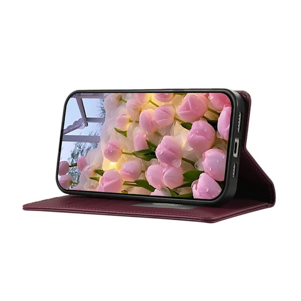 Plånboksfodral för Samsung Galaxy S26 Plus RFID-blockerande - Röd