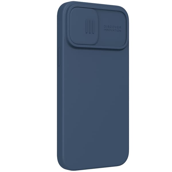 Nillkin CamShield Silkeagtig Silikone Taske til iPhone 13 Pro Max - Blå Blue