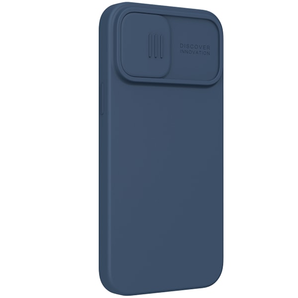 Nillkin CamShield Silky Silikon Skal iPhone 13 Pro Max - Blå Blå