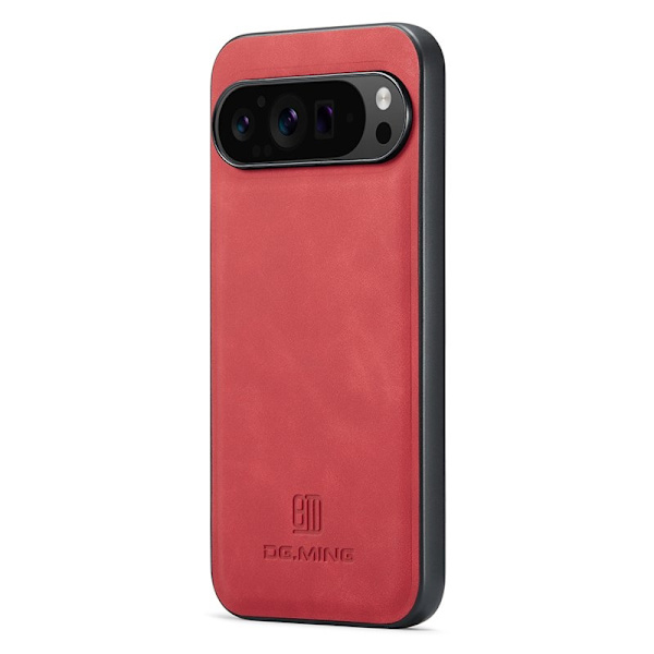 DG.MING Mobilskal till Google Pixel 10 Pro XL PU Läder Röd