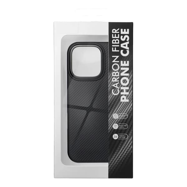 Telefontaske til iPhone 14 Pro Magsafe Carbon Elite - Sort Black