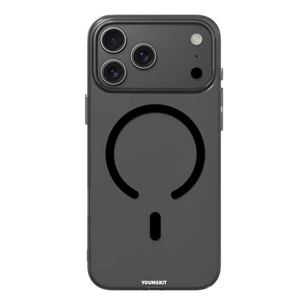 YOUNGKIT Mobilskal till iPhone 17 Pro Max MagSafe PC - Svart Svart