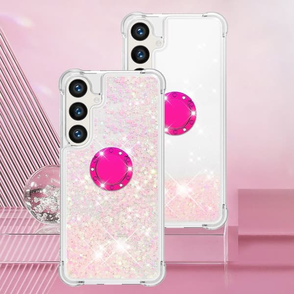 Mobilskal för Samsung Galaxy S26 Plus TPU Kickstand - Rosa