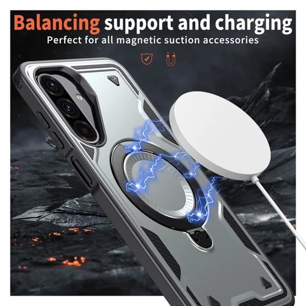 Mobilskal till Galaxy A17 5G Magsafe Kickstand Grå