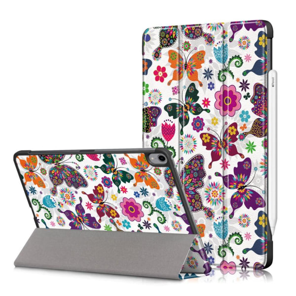 Etui til iPad Air 4 10.9 (2020) - Sommerfugle og blomster