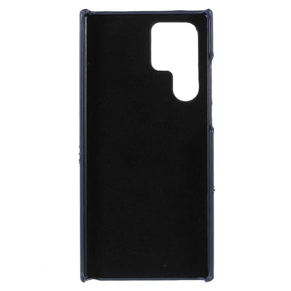 Kortholder Læder Cover Galaxy S22 Plus - Blå Blue