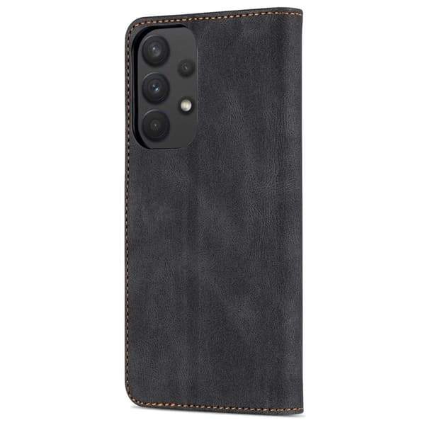 AZNS Samsung Galaxy A33 5G Plånboksfodral i Konstläder - Svart