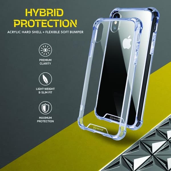 Roar Telefontaske til iPhone 16 Armor Jelly - Gennemsigtig Transparent