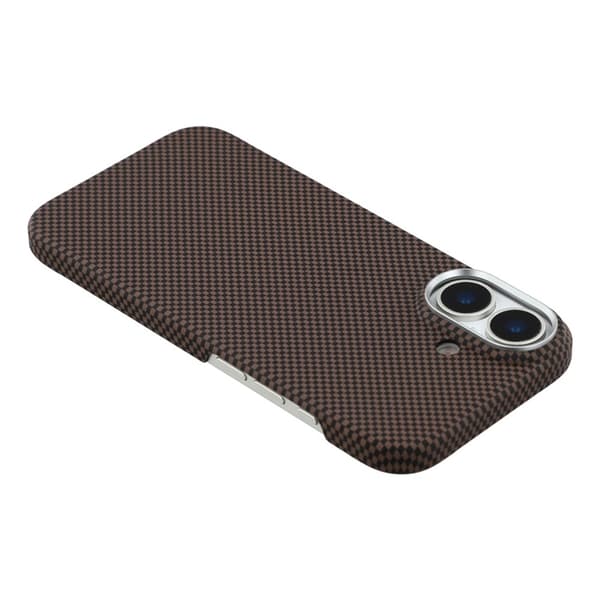 Mobilskal till iPhone 17 MagSafe Carbon Fiber - Gilded Brun