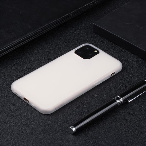 Mobilskal till iPhone 15 Pro Max/15 Ultra TPU Matte Slim-Fit - Vit Vit