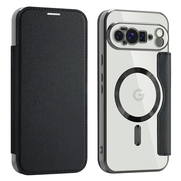 AMORUS Google Pixel 10 Pro XL Plånboksfodral Magsafe RFID-Skydd - Svart Svart