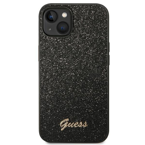 Guess Mobilskal till iPhone 14 Plus/ 15 Plus MagSafe Glitter Script