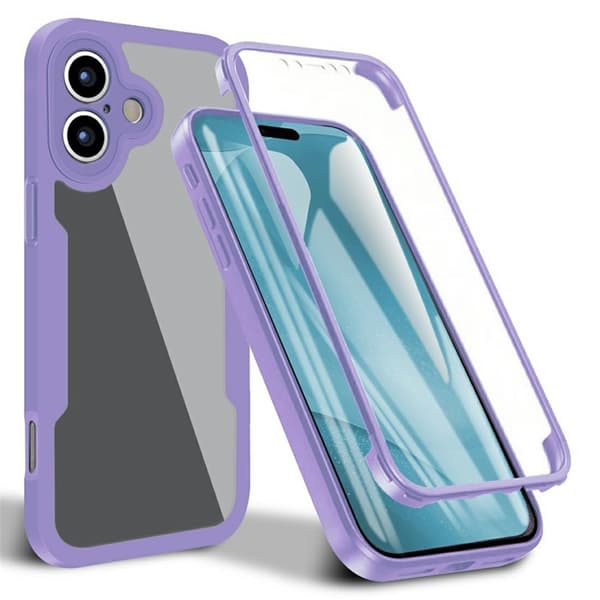Mobilskal till iPhone 17 Acrylic + TPU - Lila Lila