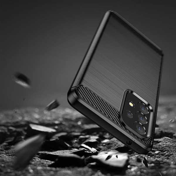 Carbon Flexible Skal Galaxy A53 5G - Musta Black