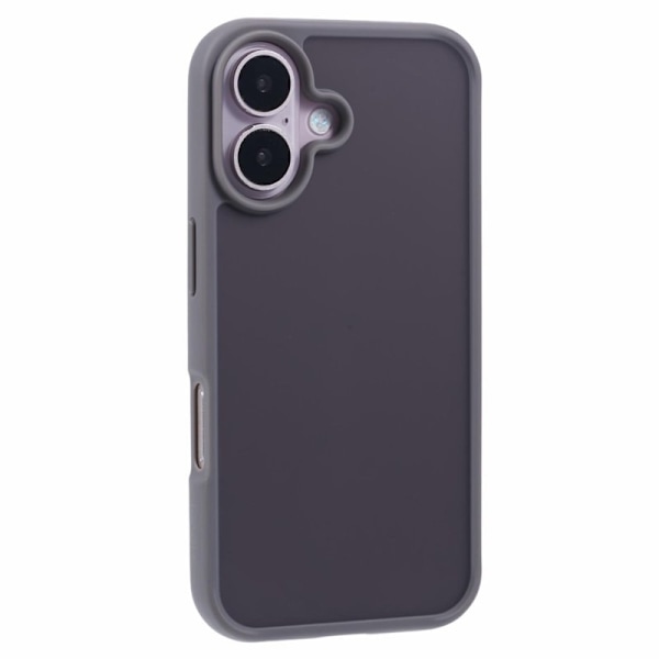 X-LEVEL Mobilskal till iPhone 16 Akryl TPU Gummiskydd - Grå