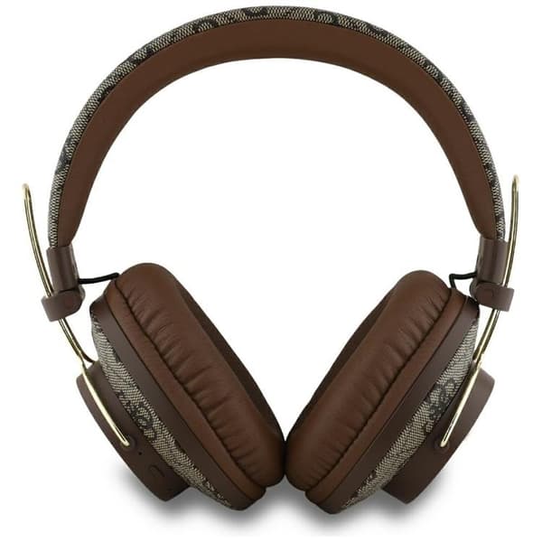Guess Over-Ear Høretelefoner Bluetooth ENC Metal 4G Logo - Brun Brun