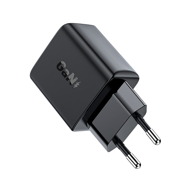 Acefast GaN seinäteulaite USB-C 30W - Musta Black
