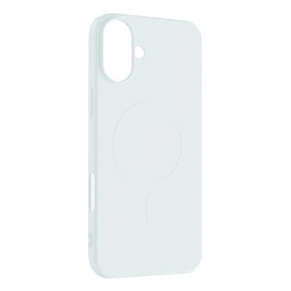 Telefontaske til iPhone 16 Pro Max Magsafe Flydende Silikone - Hvid Vit