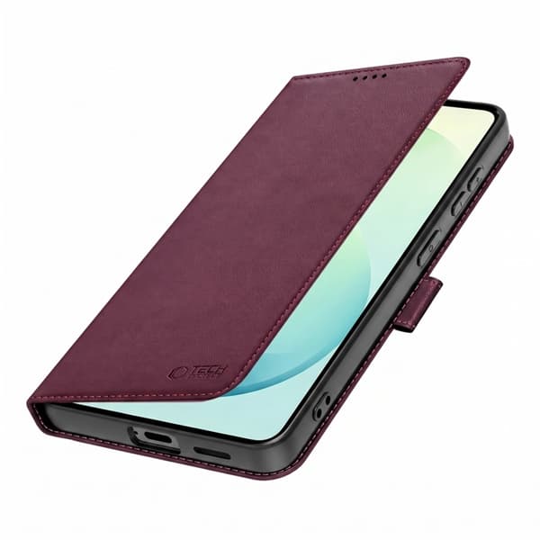 Tech-Protect Plånboksfodral För Galaxy S26 FE - Mulberry