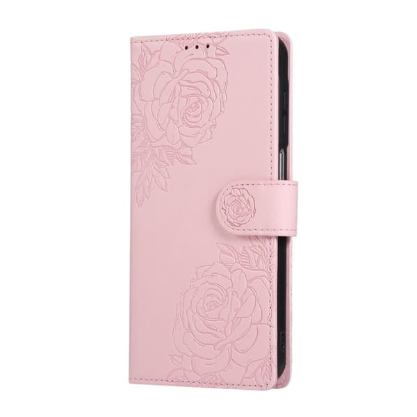 Plånboksfodral för Samsung Galaxy S26 Plus Konstläder 3 kortfack - Roséguld