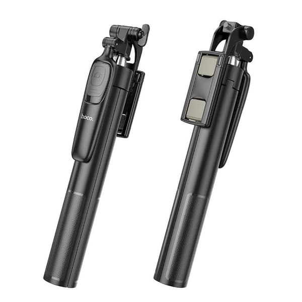 Hoco Tripod Selfie Stick Bluetooth med Fjärrkontroll K19 - Svart