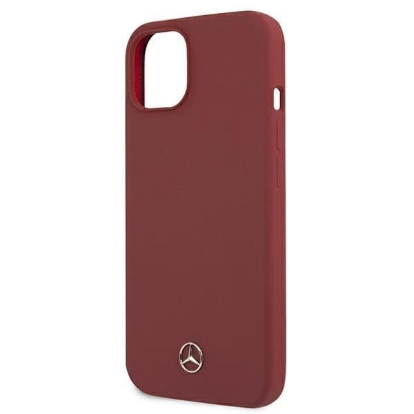 Mercedes Silicone Line Skal iPhone 13 Mini - Röd Röd