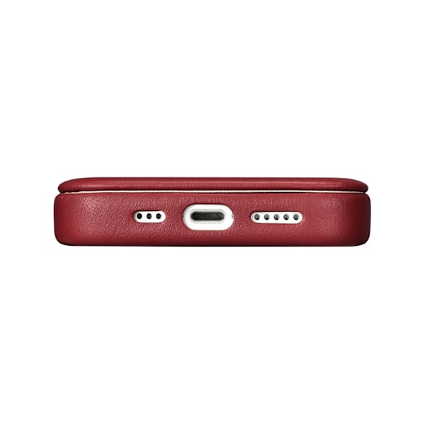 iCarer iPhone 14 Pro Max Plånboksfodral MagSafe CE Äkta Läder