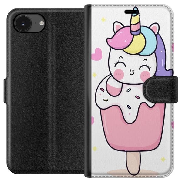 Pung Taske til Apple iPhone 16e med Happy Unicorn