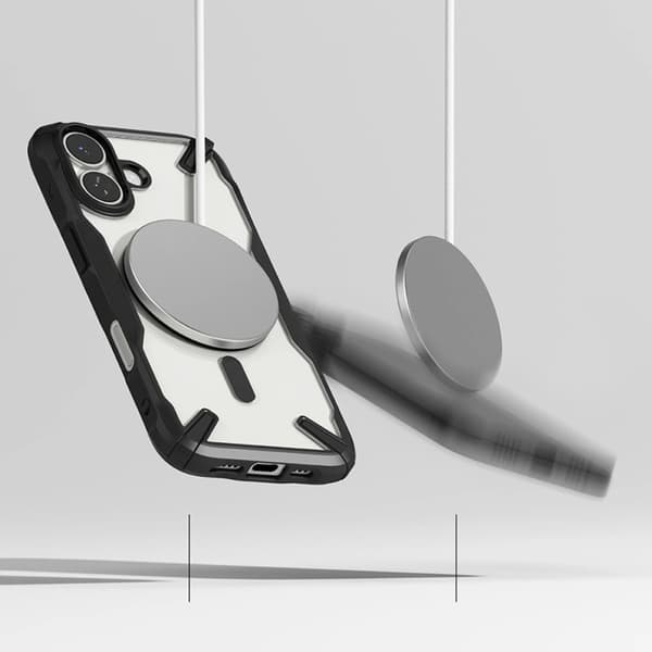 Ringke Telefontaske til iPhone 17 Magsafe Magnetisk Fusion X - Sort Svart