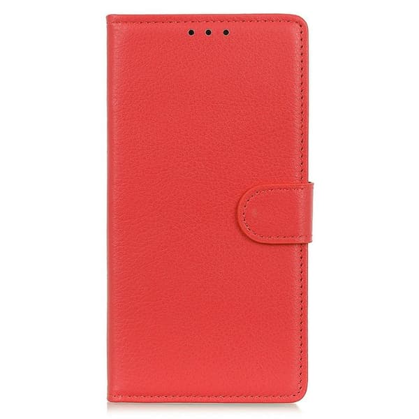 Plånboksfodral för Samsung Galaxy S26 Plus Konstläder - Röd