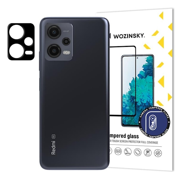 Wozinsky Xiaomi Redmi Note 12 Kameralinsskydd i Härdat Glas Full Glue