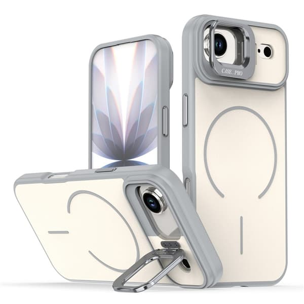 Mobilskal till iPhone Air MagSafe Skin-Touch Kickstand - Grå Grå