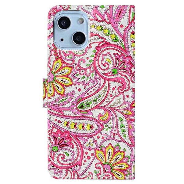 iPhone 14 Plus Plånboksfodral Folio Flip - Flower